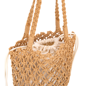 LOLLY TOTE - TAN BROWN