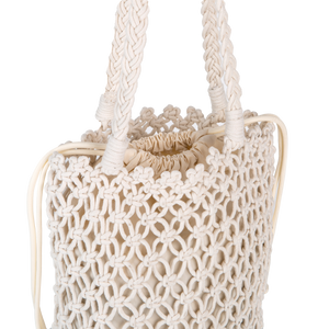 LOLLY TOTE - WHITE SAND