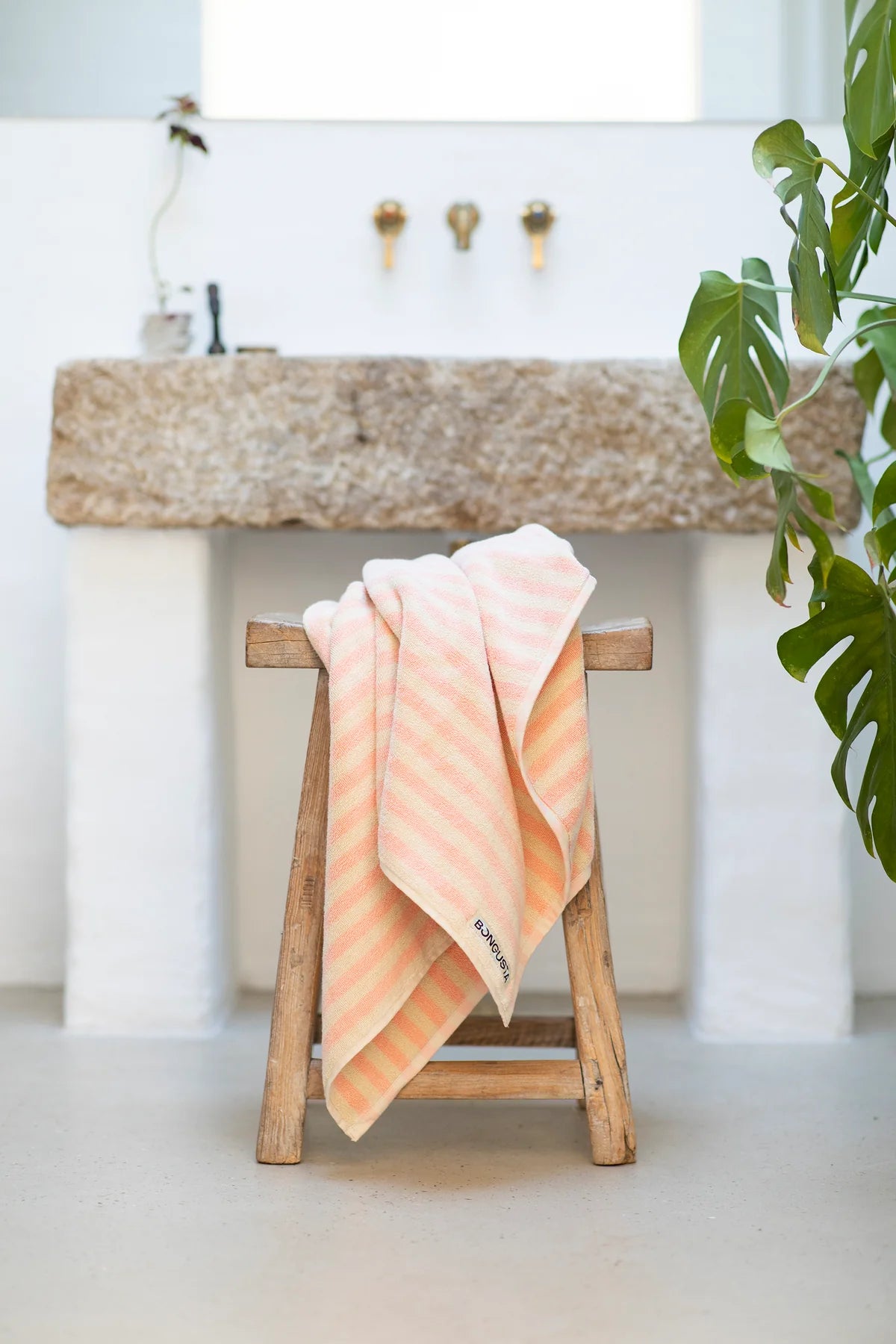 NARAM BATH SHEET - TROPICAL + CREME