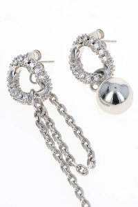 GORDON EARRINGS - SILVER