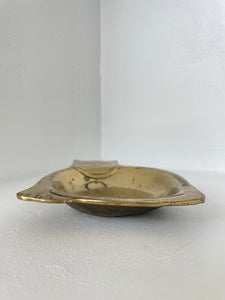 BRASS KITTY DISH