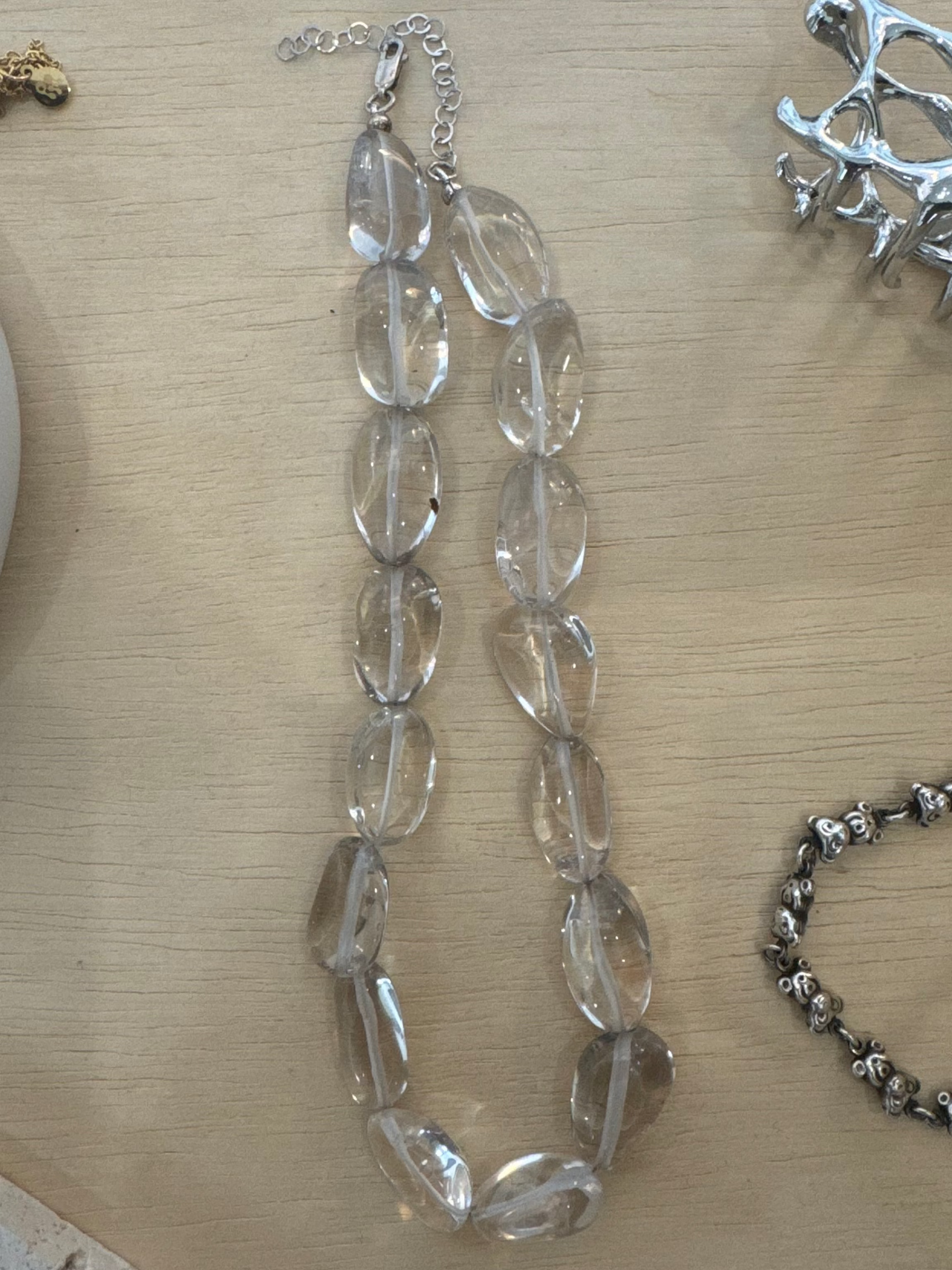 QUARTZ NUGGET NECKLACE