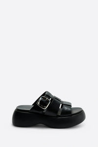 NELL PLATFORM SANDAL - BLACK