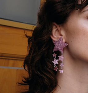 YAAM EARRINGS - PINK